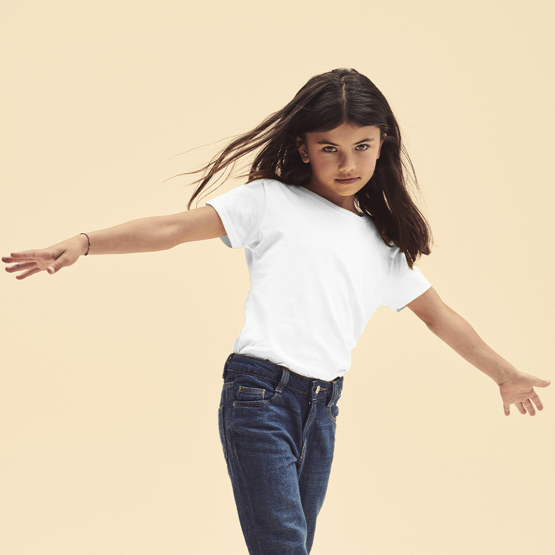 Camiseta Niña Blanca New York