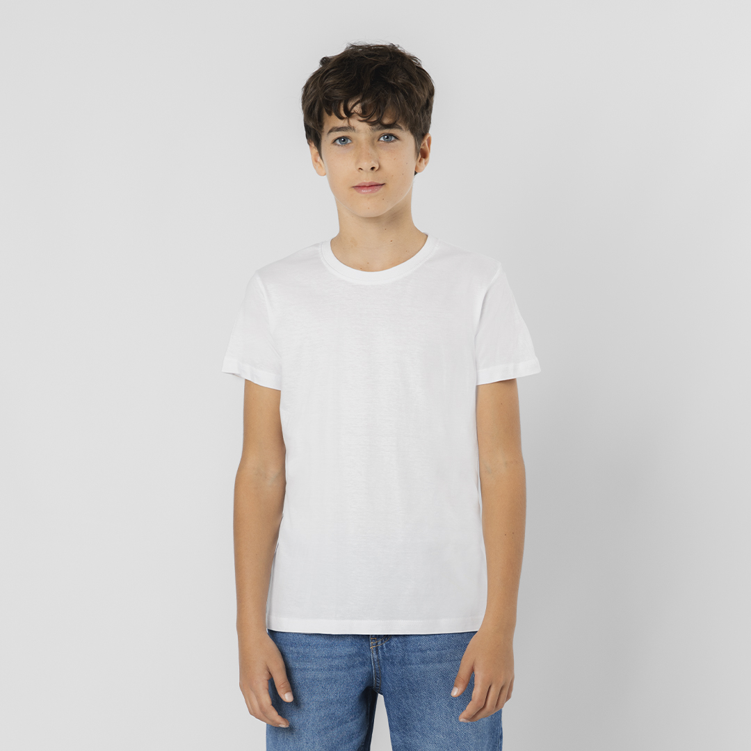 Camiseta Niño Blanca Newark